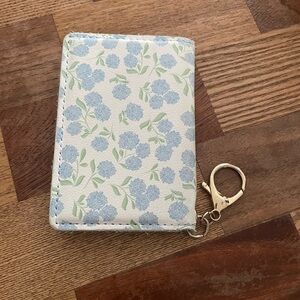 Hydrangea Card Holder with Keychain